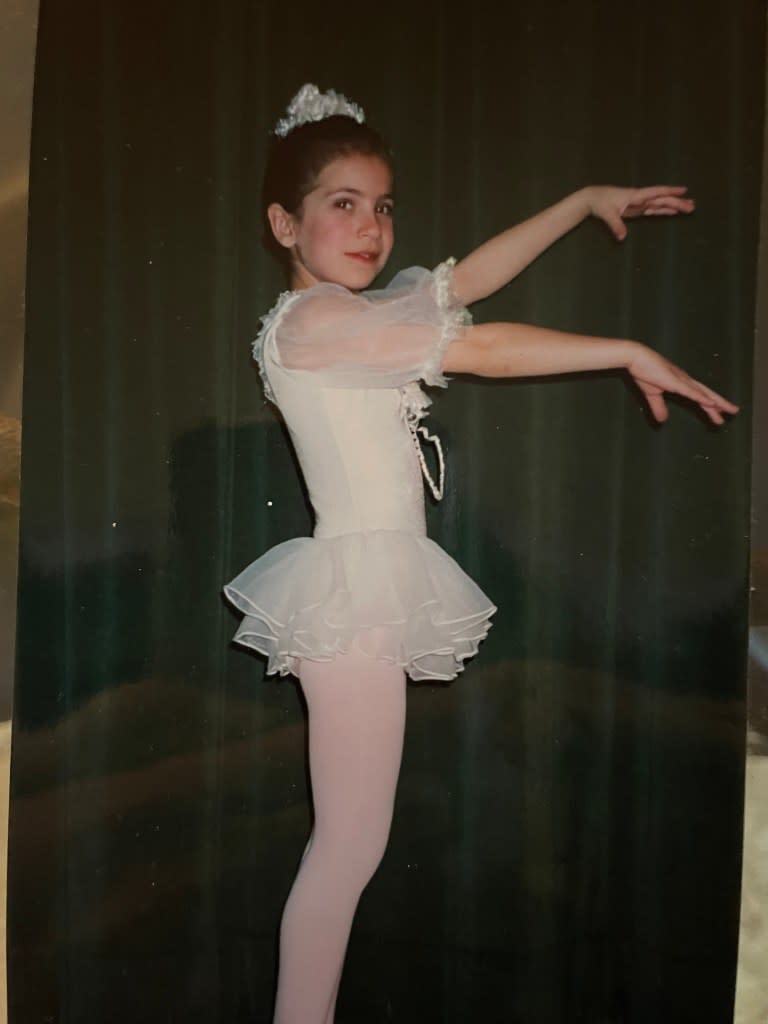 Scaglione was training to be a ballerina when she was diagnosed with NF.