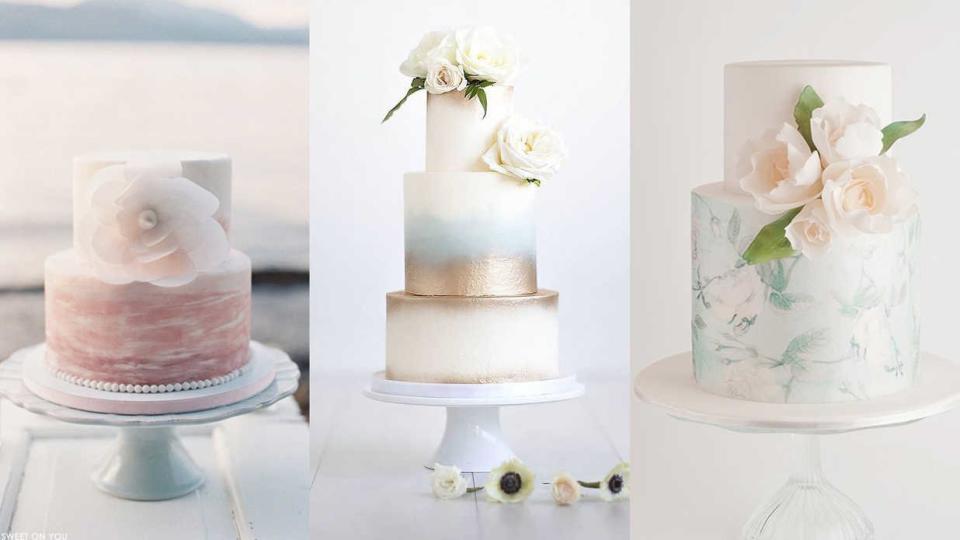Watercolor Wedding Cakes Might Be the Next Big Wedding Trend