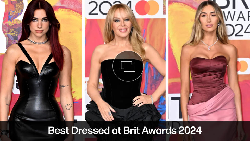 Dua Lipa and Kylie Minogue at the 2024 Brit Awards. Best dressed. 