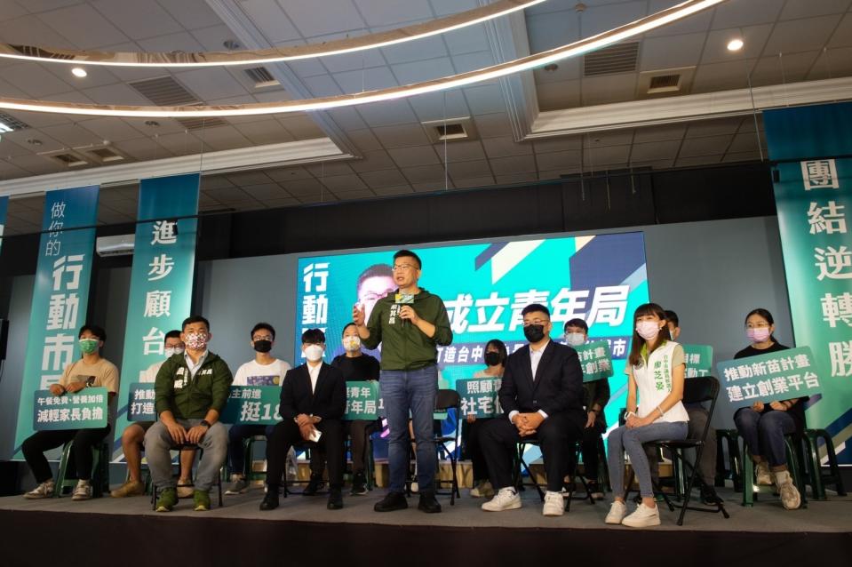 民進黨台中市長參選人 蔡其昌 1