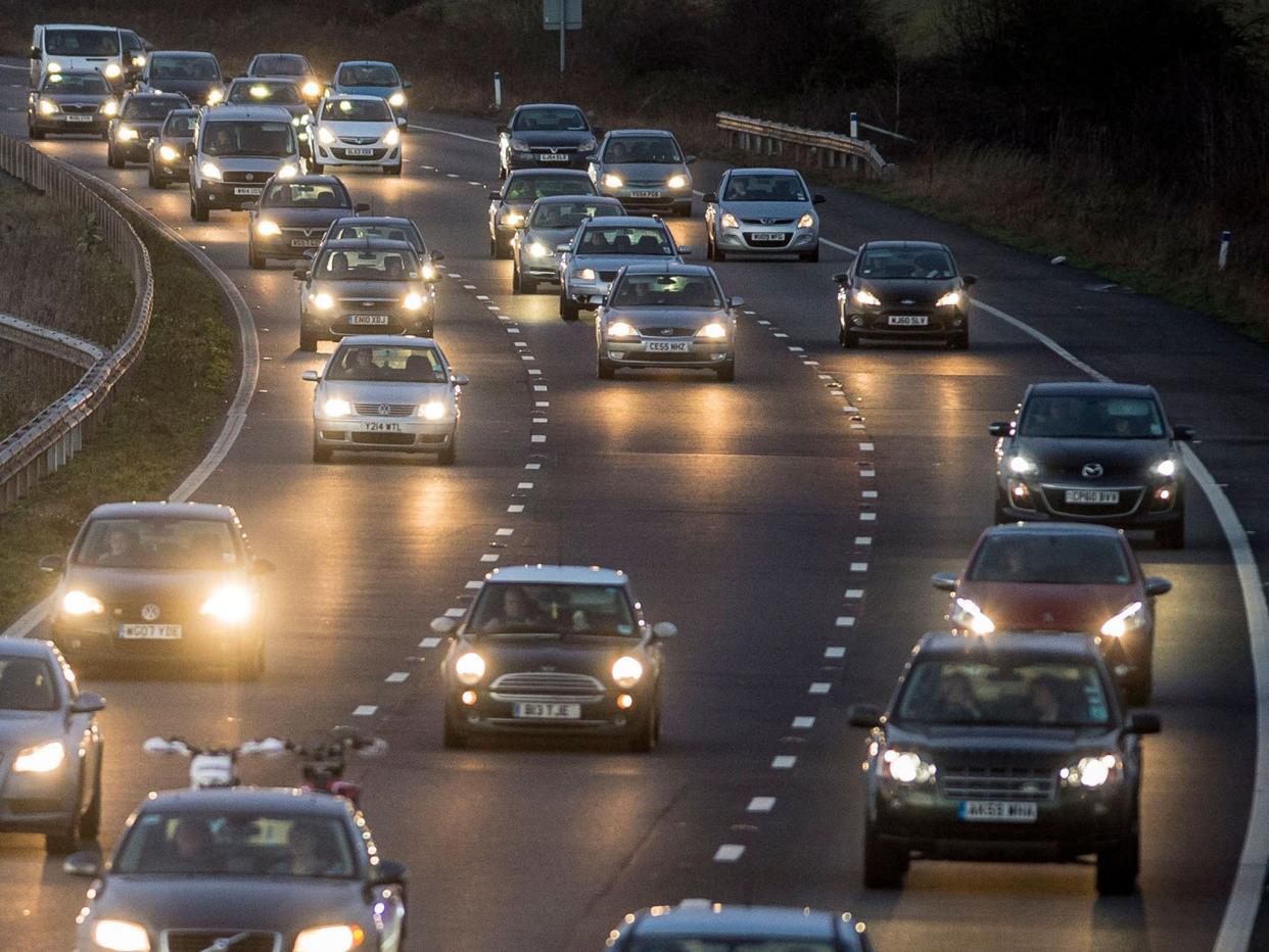 More than 100 people are killed or injured on the hard shoulder every year, police say: PA