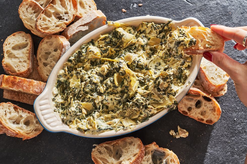 crockpot spinach artichoke dip