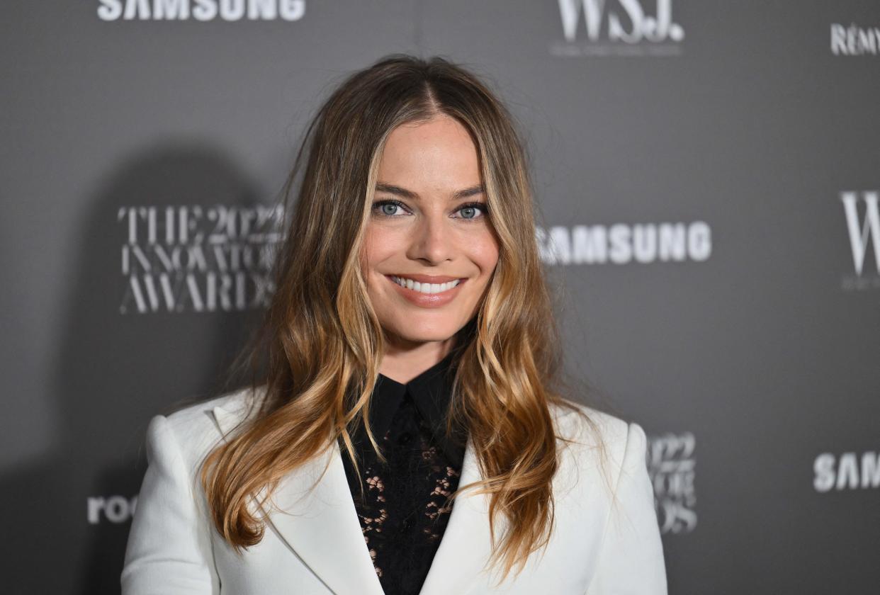 Australian actress Margot Robbie arrives for the Wall Street Journal Magazine 2022 Innovator awards at the Museum of Modern Art (MoMA) in New York City on November 2, 2022. (Photo by ANGELA WEISS / AFP) (Photo by ANGELA WEISS/AFP via Getty Images)