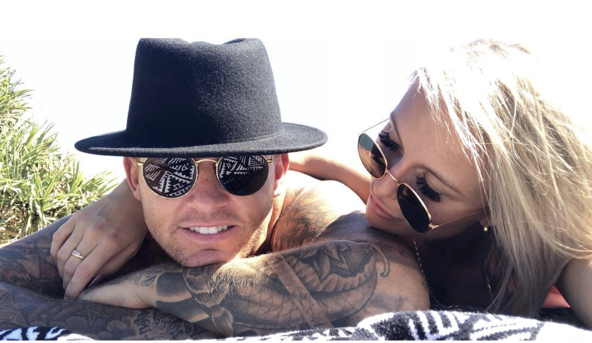 Susie Bradley has confirmed romance rumours with rugby league star Todd Carney in a loved up Instagram post. Photo: Instagram