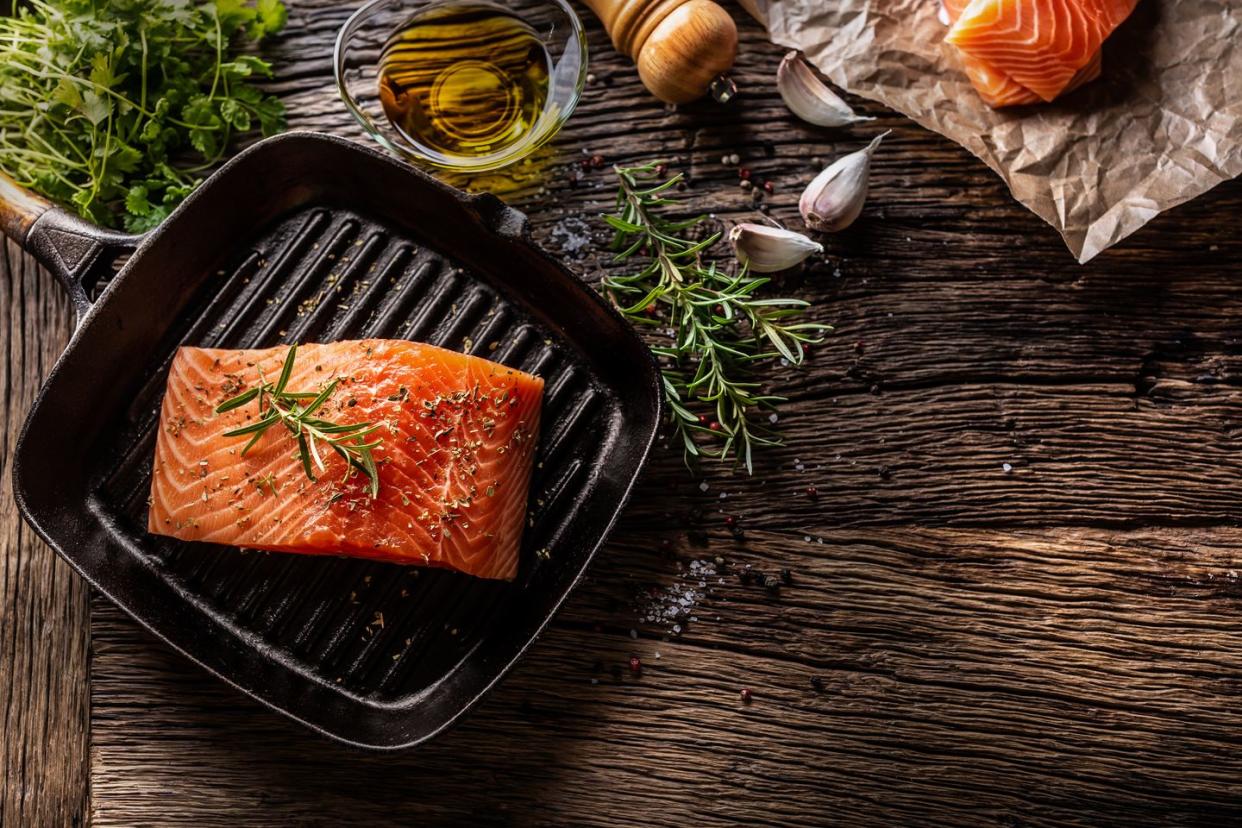 high protein foods salmon