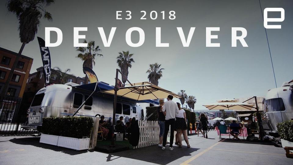 The Devolver Digital parking lot has been the best part of E3 for half a