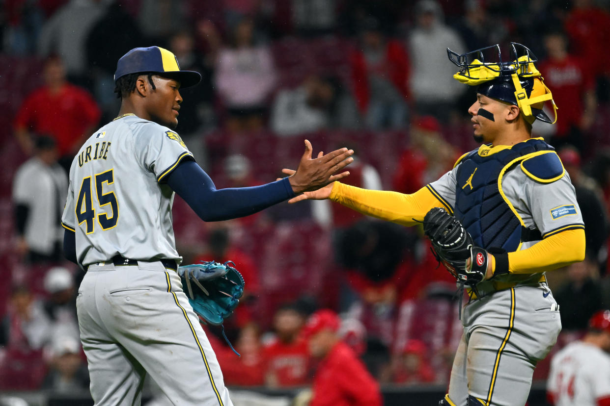 William Contreras has proven himself to be a key piece for the Brewers on both offense and defense. (Photo by Ben Jackson/Getty Images)