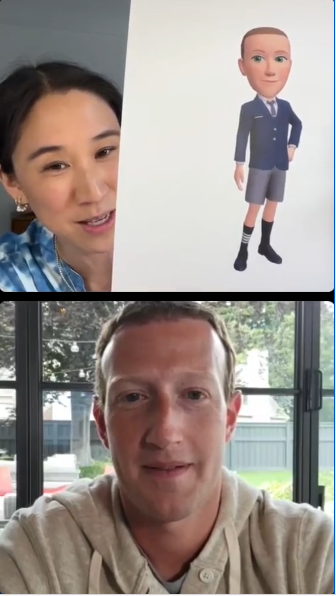 Zuckerberg's avatar.