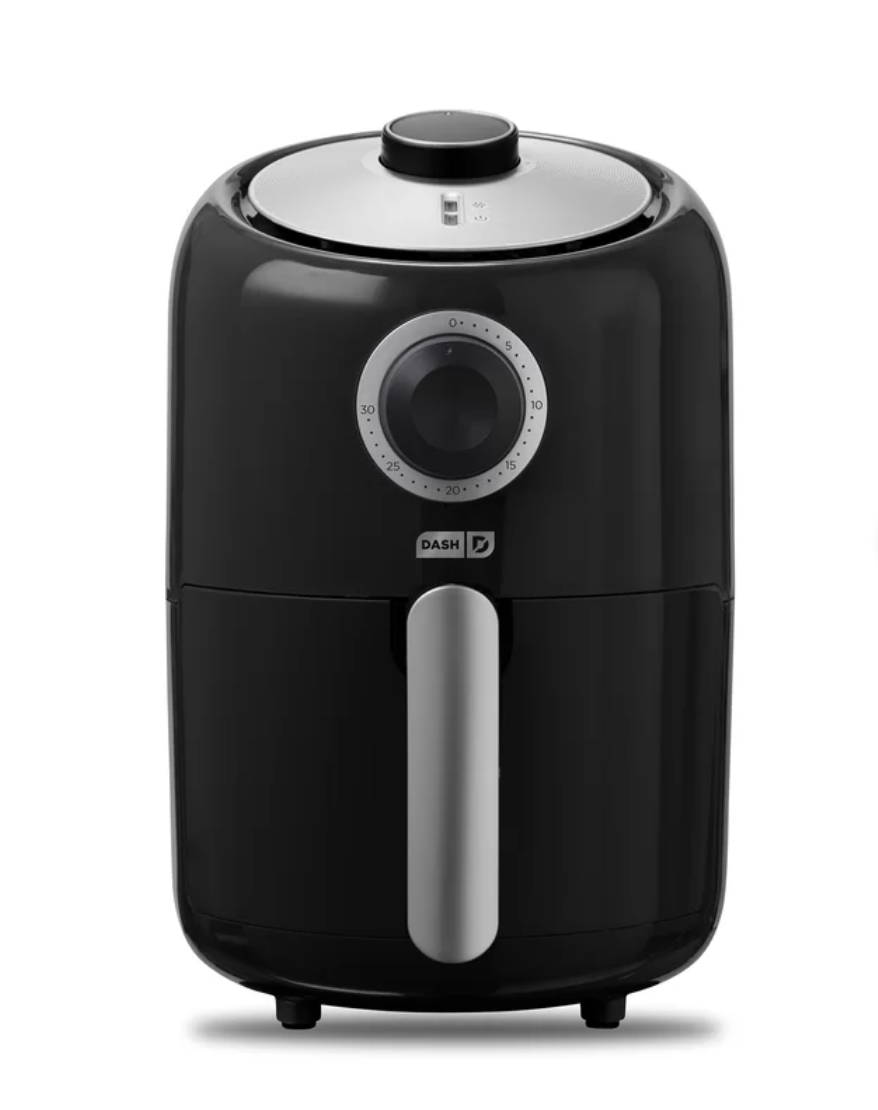 DASH 1.2 Litre Compact Air Fryer in black (Photo via Wayfair)