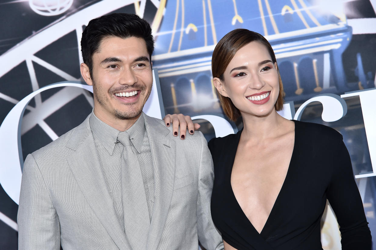 NEW YORK, NEW YORK - OCTOBER 29:  Henry Golding and wife Liv Lo attend "Last Christmas" New York premiere at AMC Lincoln Square Theater on October 29, 2019 in New York City. (Photo by Steven Ferdman/WireImage,)