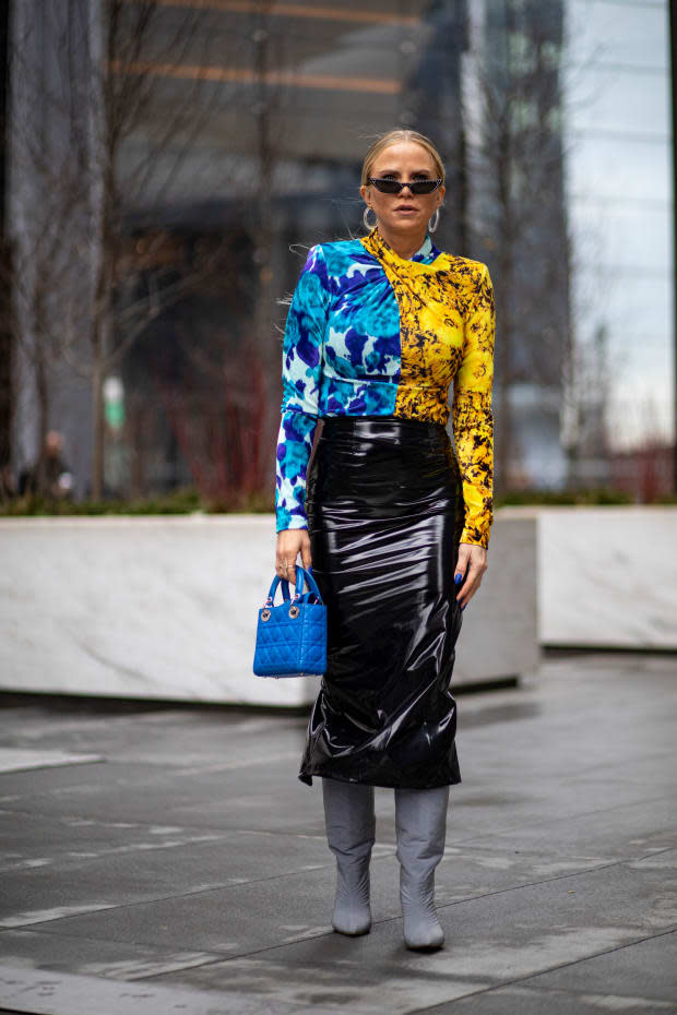 <p>On the street at New York Fashion Week Fall 2020. </p>