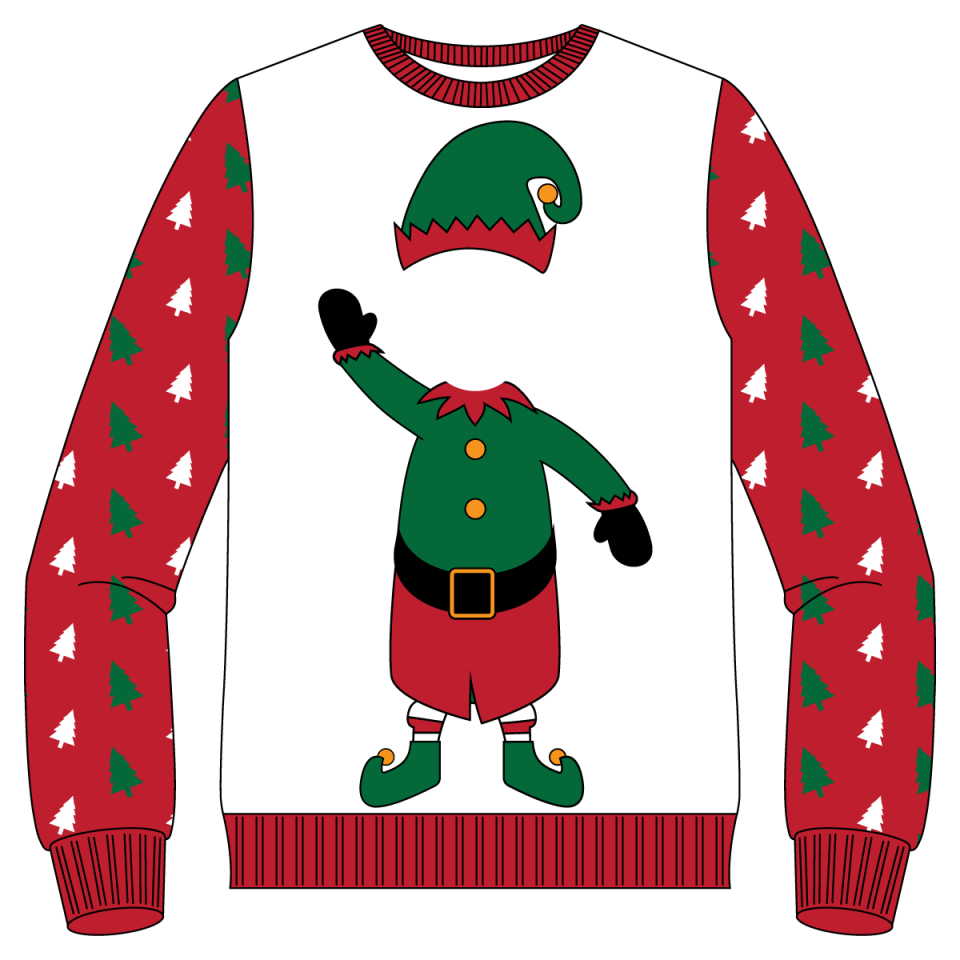Custom Elf Yourself Sweater