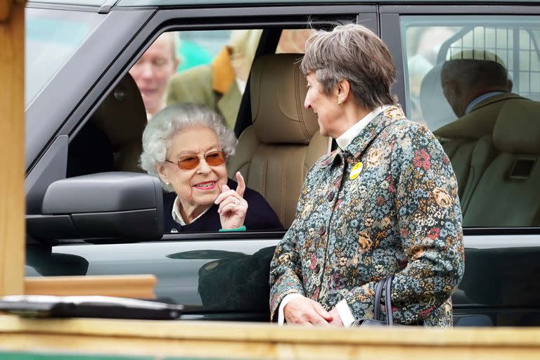 La Reina Isabel II en el Royal Windsor Horse Show, 13 de mayo de 2022