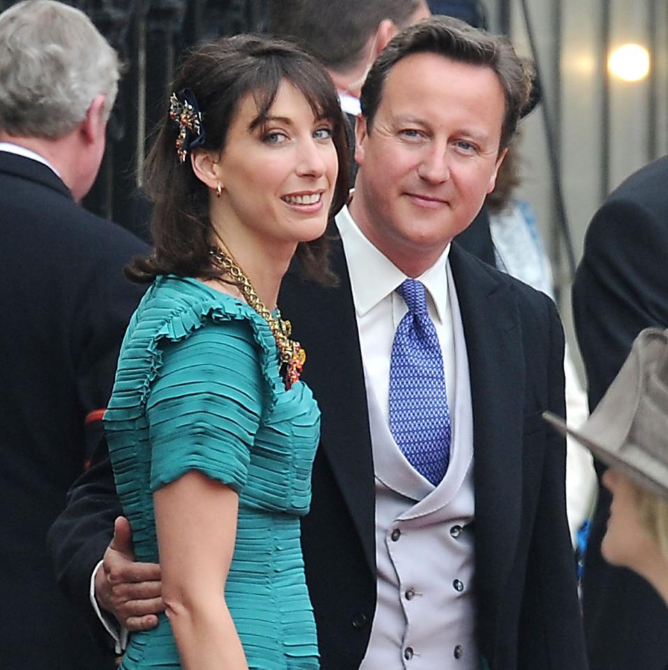 Cameron made headlines for wearing a hairpin instead of a hat at William and Catherine's wedding in 2011