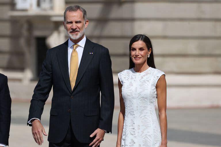 Los reyes Felipe y Letizia