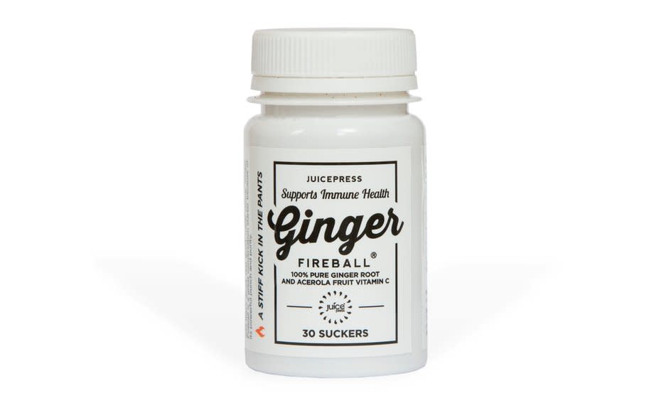 Juice Press Ginger Fireball Suckers