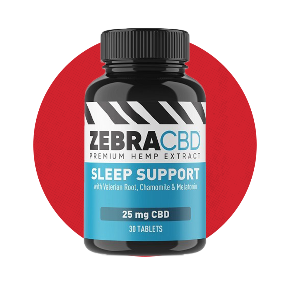 Zebra CBD Sleep Support Tablets