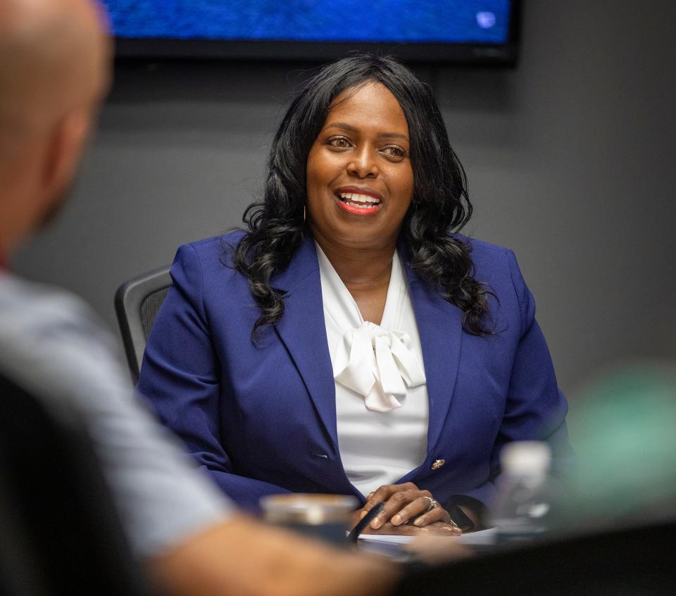 Interviews for Interim Lakeland City Commissioner - Tracy Faison  In Lakeland Fl. Monday October 10,2022Ernst Peters/The Ledger