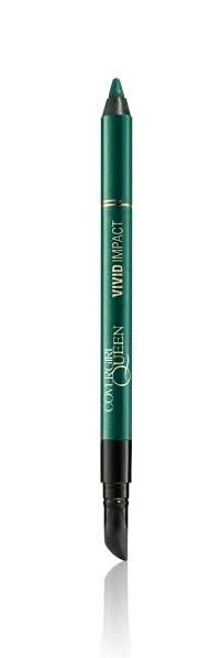 The Best Makeup Colors for Brown Eyes: Metallic Teal Eyeliner