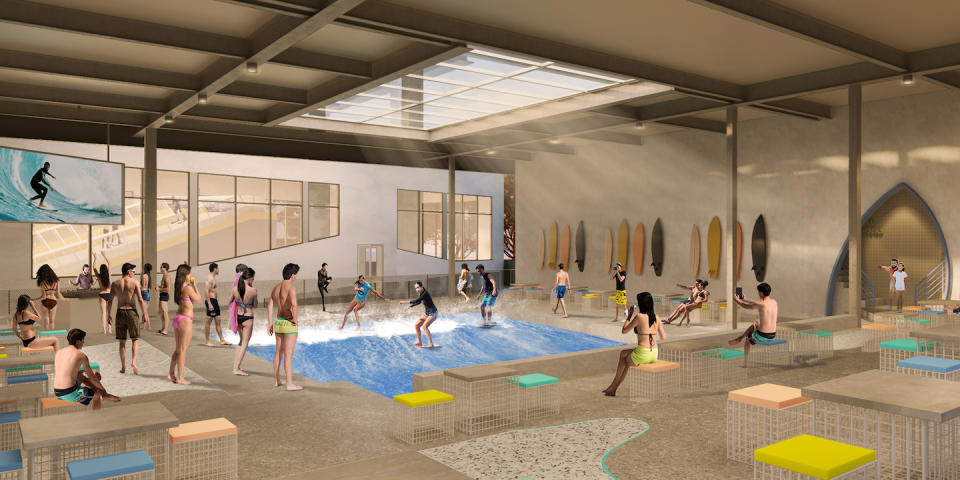 Artist impression of Surf arena (Photo: TRIFECTA)