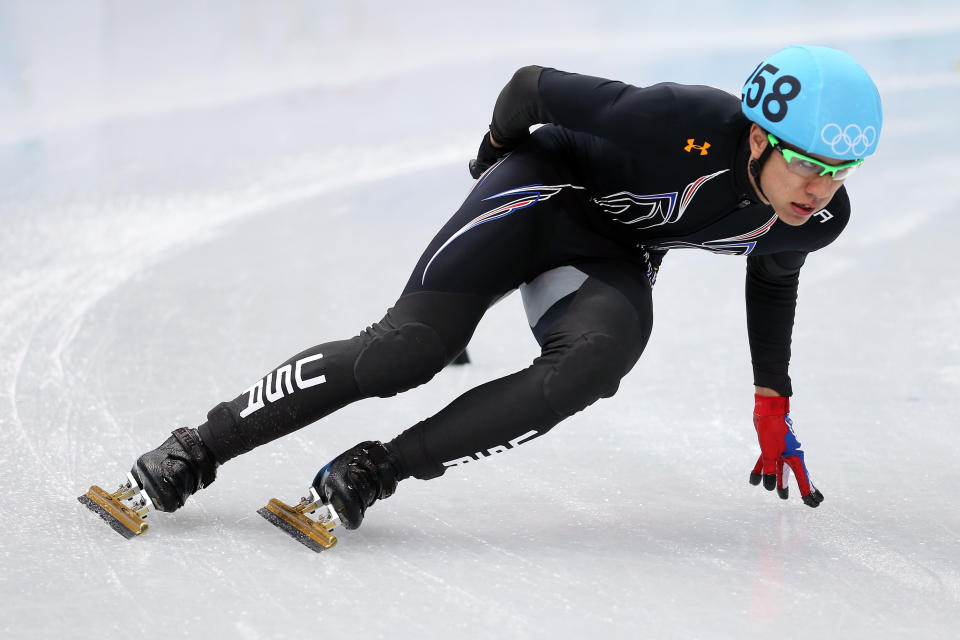 <p>JR Celski almost never became an Olympian. In 2010, he crashed during the U.S. Olympic Trials and sliced his leg, requiring emergency surgery, 60 stitches and five months of rehab. He came back from that to win two bronze medals. Now eight year later, Celski has overcome hip surgery as well as a knee and back injury to compete in his third Olympics and earn an elusive gold medal. </p>