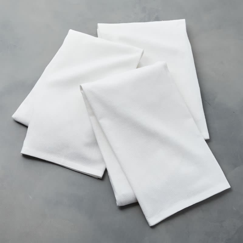 9) White Flour Sacks (Set of 3)