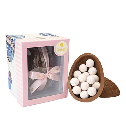 <p><a rel="nofollow noopener" href="http://www.selfridges.com/GB/en/cat/charbonnel-et-walker-milk-chocolate-egg-with-pink-champagne-truffles-450g_5050-10141-66508441/" target="_blank" data-ylk="slk:Selfridges, £45;elm:context_link;itc:0;sec:content-canvas" class="link ">Selfridges, £45</a> </p>