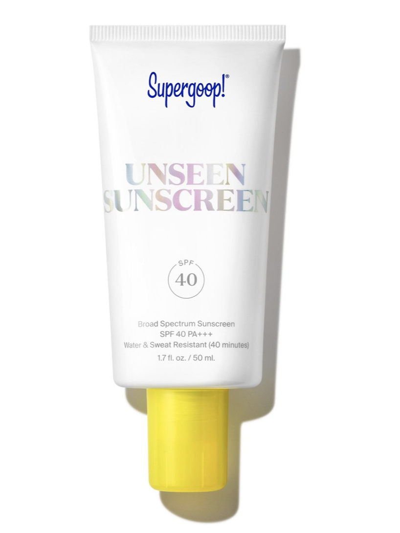 2) Supergoop! Unseen Sunscreen SPF 40