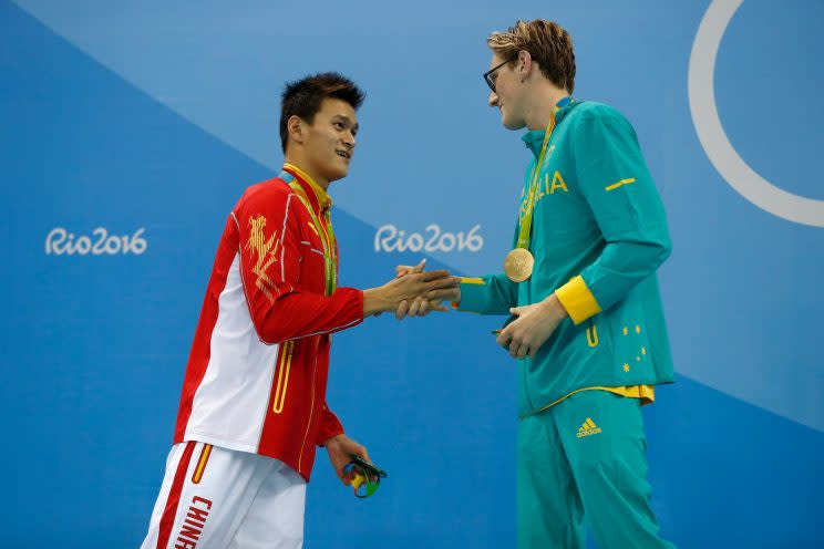 Sun Yang and Mack Horton (Getty Images)