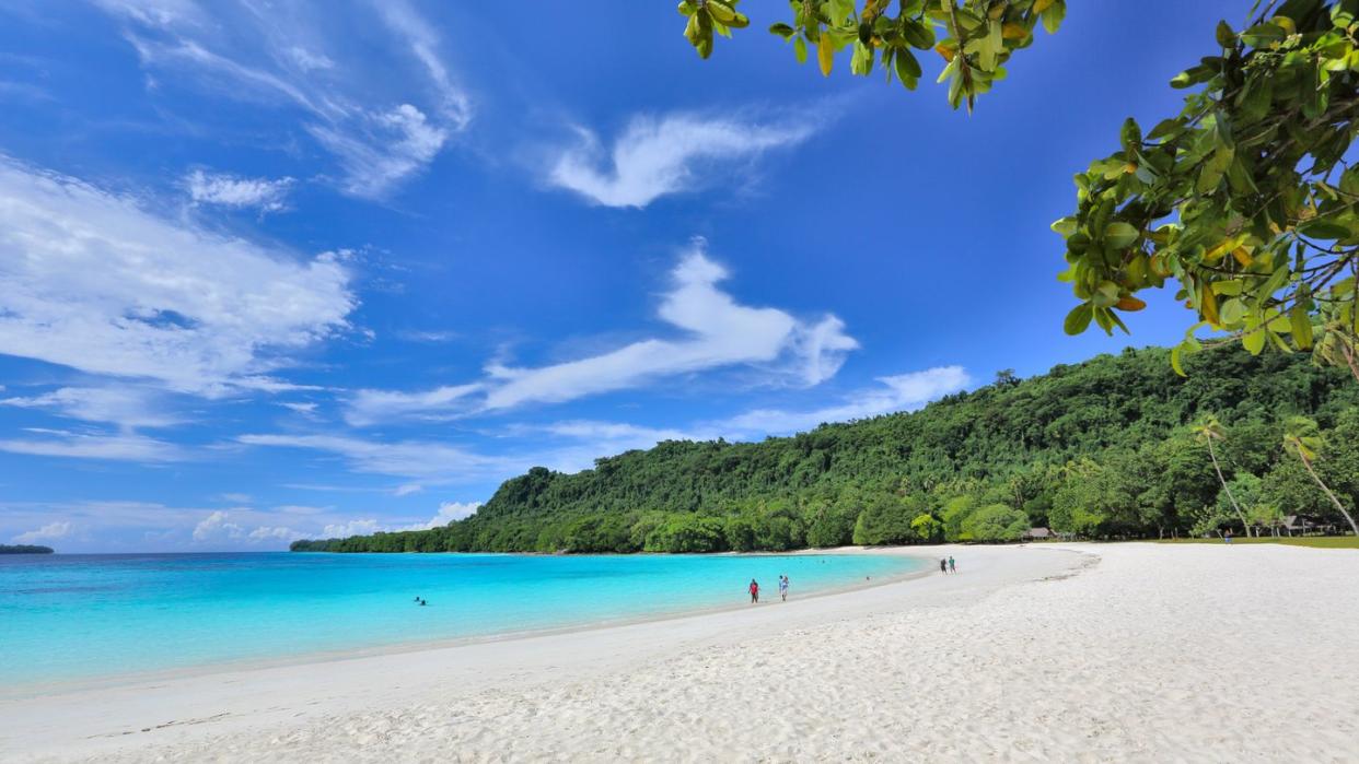 champagne beach, espiritu santo island, vanuatu veranda most beautiful beaches in the world