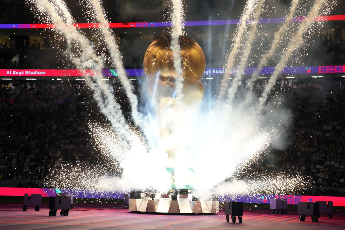 The World Cup has opened with a spectacular opening ceremony (Mike Egerton/PA) (PA Wire)