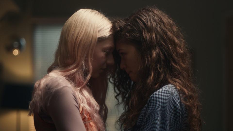 Hunter Schafer and Zendaya, Euphoria