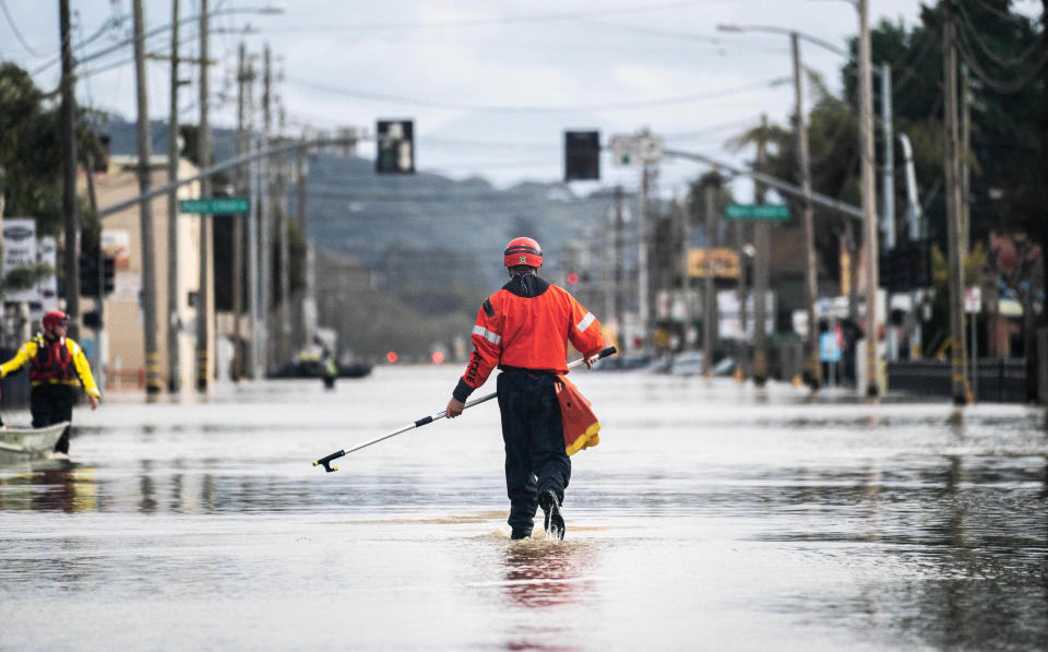 PAJARO, CALIFORNIA - MARCH 13, 2023: Water rescue officer Jeoff (Melina Mara / The Washington Post via Getty Images)