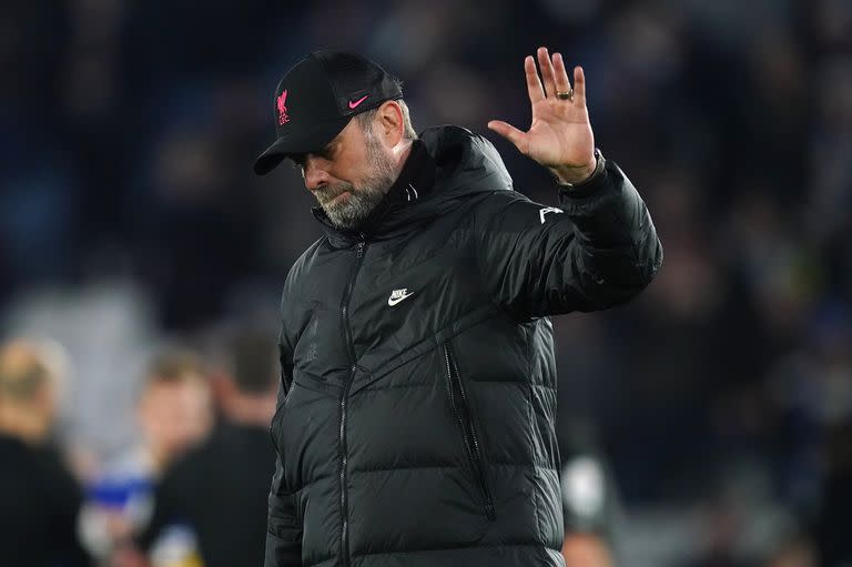 Jurgen Klopp luego del partido de Premier League entre el Leicester City y el Liverpool