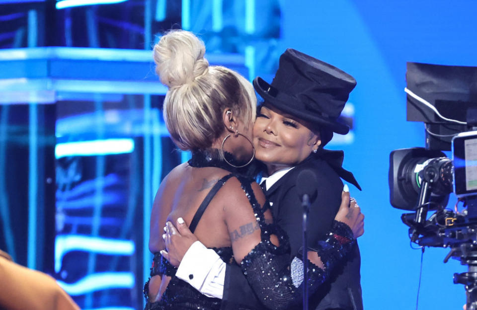 Janet Jackson made a surprise appearance at the Billboard Music Awards credit:Bang Showbiz