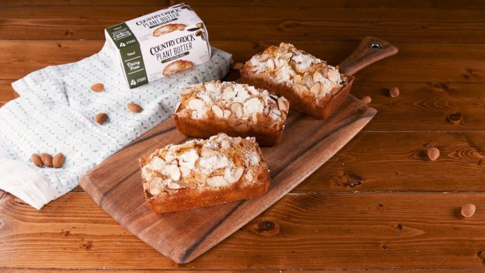 <p>Sweet but not <em>too</em> sweet, this nutty loaf is the perfect treat for any time of day.</p><p><em><a href="https://www.goodhousekeeping.com/food-recipes/a30222147/mini-almond-olive-oil-loaves/" rel="nofollow noopener" target="_blank" data-ylk="slk:Get the recipe for Mini Almond Olive Oil Loaves »;elm:context_link;itc:0;sec:content-canvas" class="link ">Get the recipe for Mini Almond Olive Oil Loaves »</a></em></p>