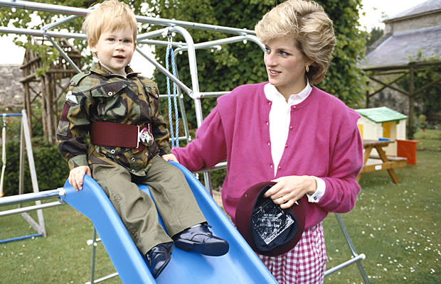 Throwback Thursday: Young Prince Harry Hits the Playground With Princess Diana