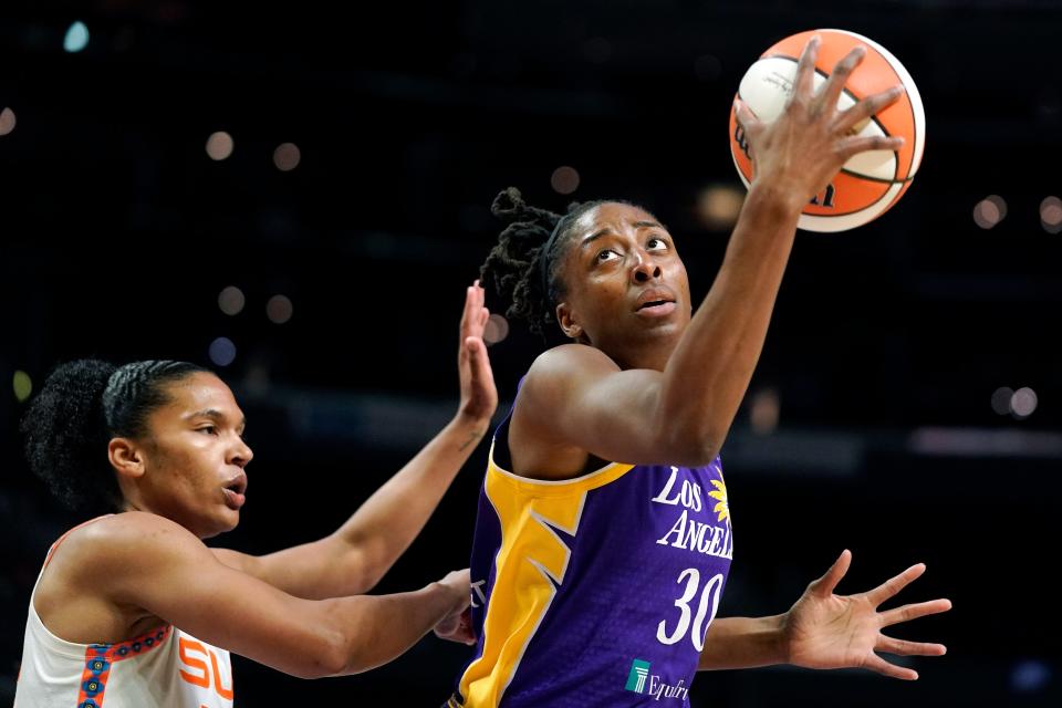 Los Angeles Sparks forward Nneka Ogwumike, the president of the WNBPA, pushed hard for many progressive motherhood and family planning benefits in the WNBA's CBA.
