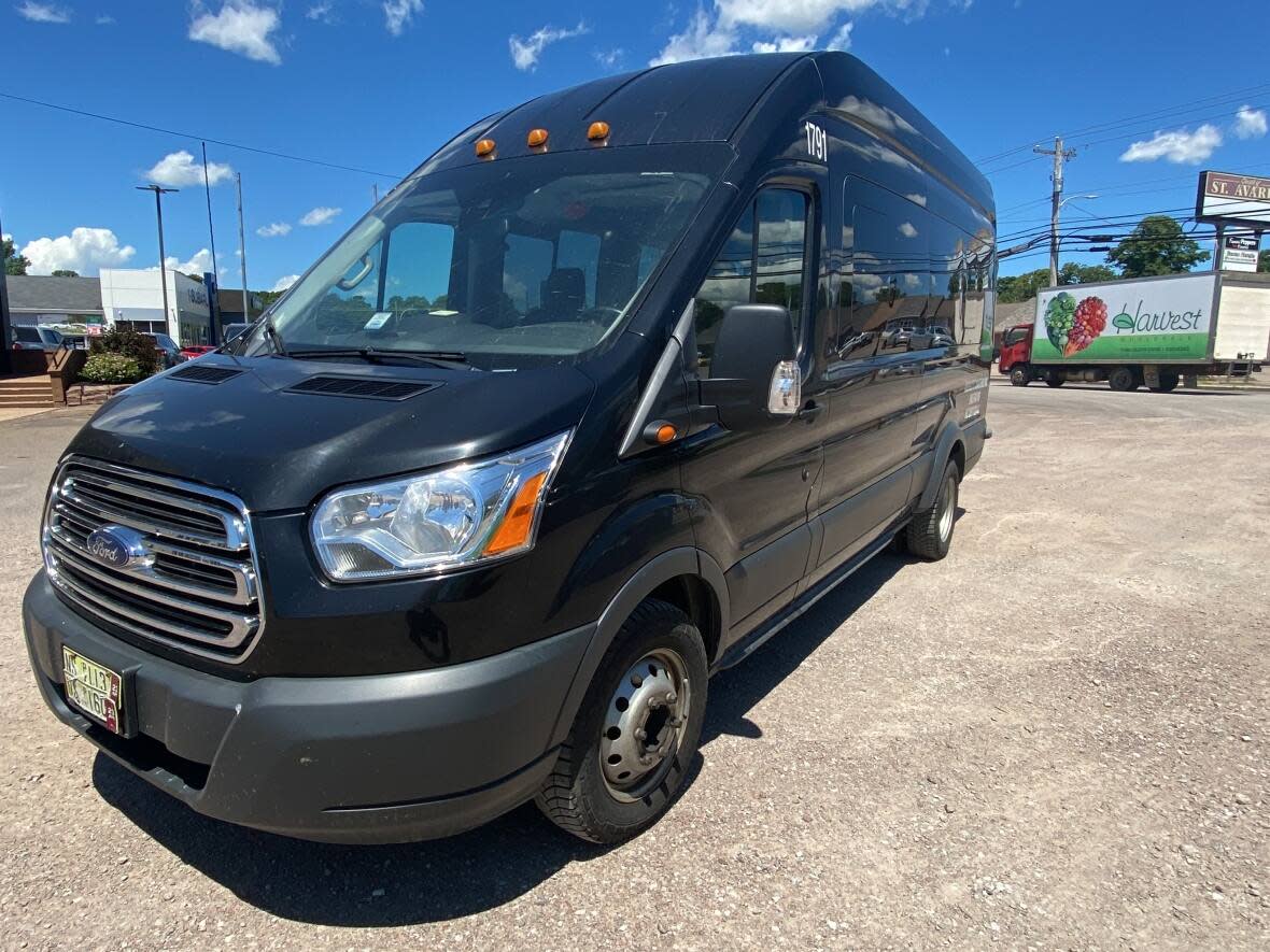 The new P.E.I. airport-hotel shuttle is a 15-passenger van. (Kirk Pennell/CBC - image credit)