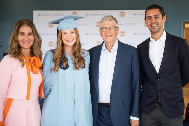 Jennifer Gates/Instagram Bill and Melinda Gates were reunited at their daughter Jennifer's graduation