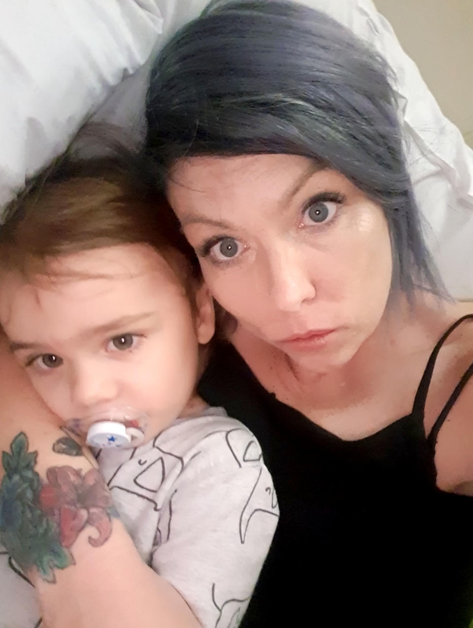 Tathra Di Liberto was faced with every parent's worst nightmare when she received a chilling call that her toddler son had been involved in a severe car crash. Source: Caters.