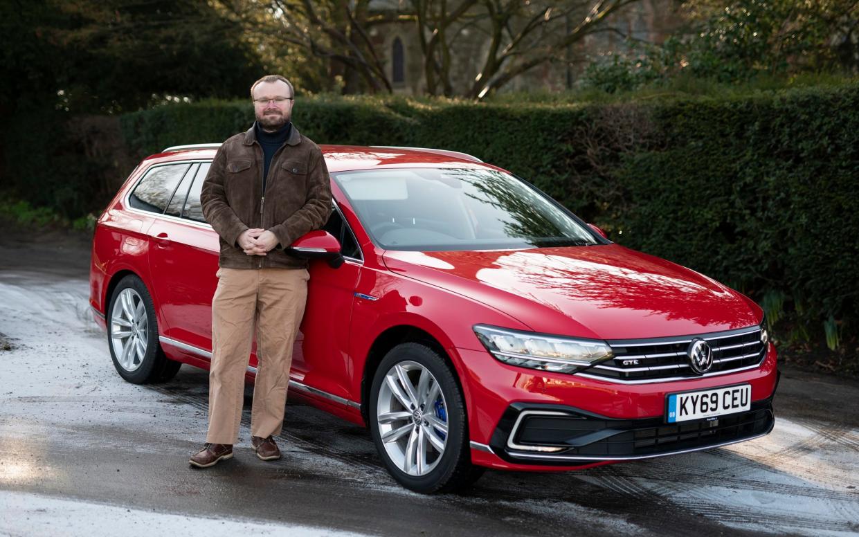 Volkswagen Passat GTE on long-term test - car and author Alex Robbins - Christopher Pledger