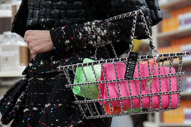 Paris fashion goes shopping at the Chanel supermarket