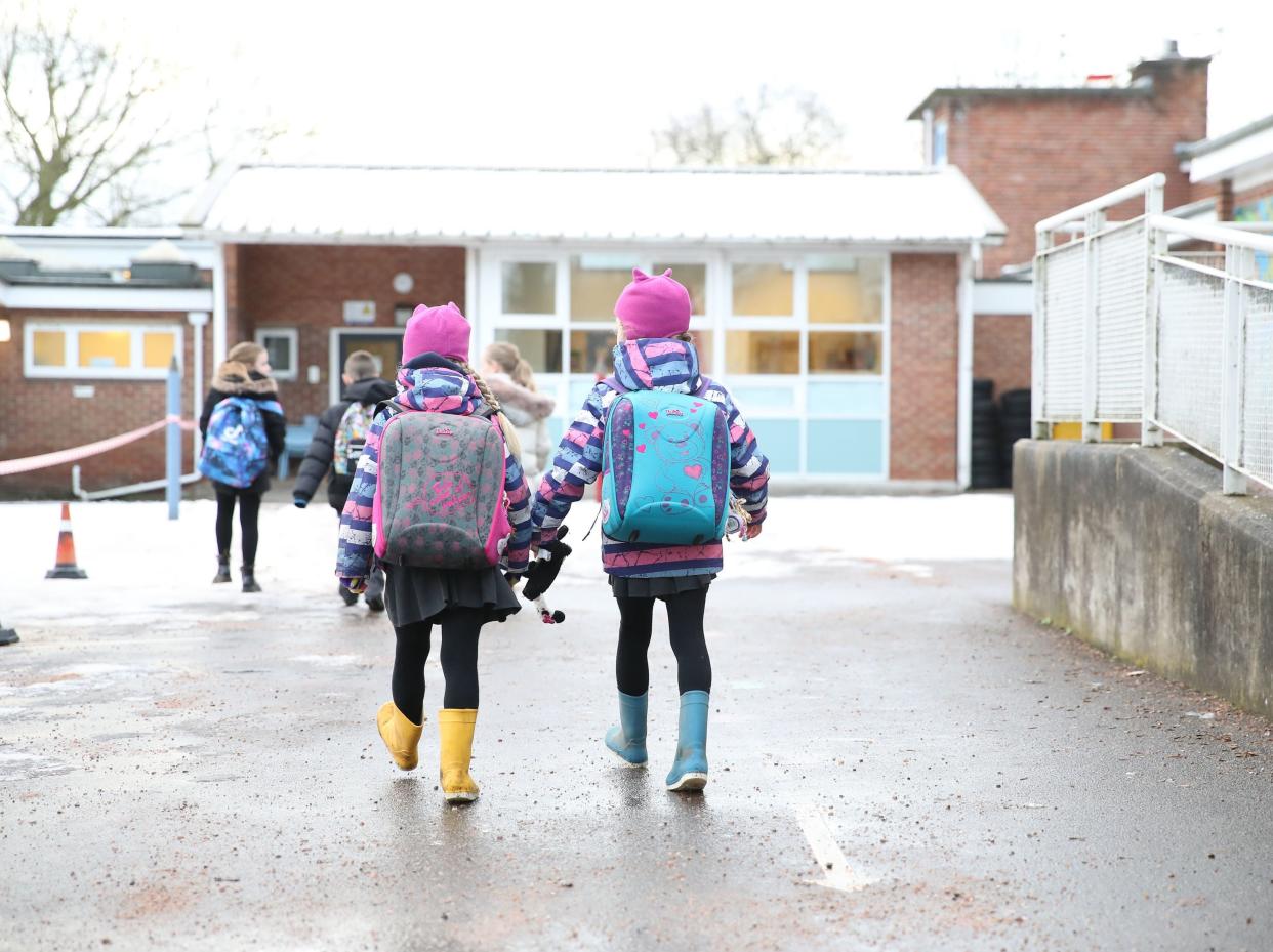 <p>Pupils have been taught remotely since the start of the year</p> (Martin Rickett/PA)