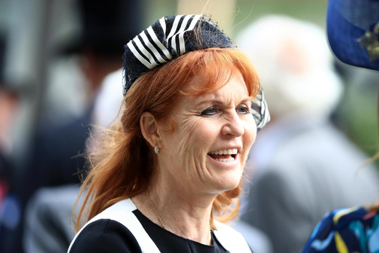 Sarah Ferguson: She was delighted to see the Queen again: PA