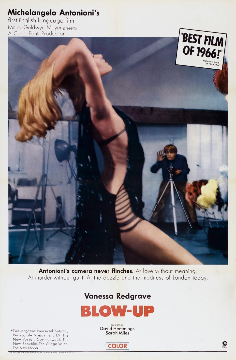 A poster for the movie Blow-Up.