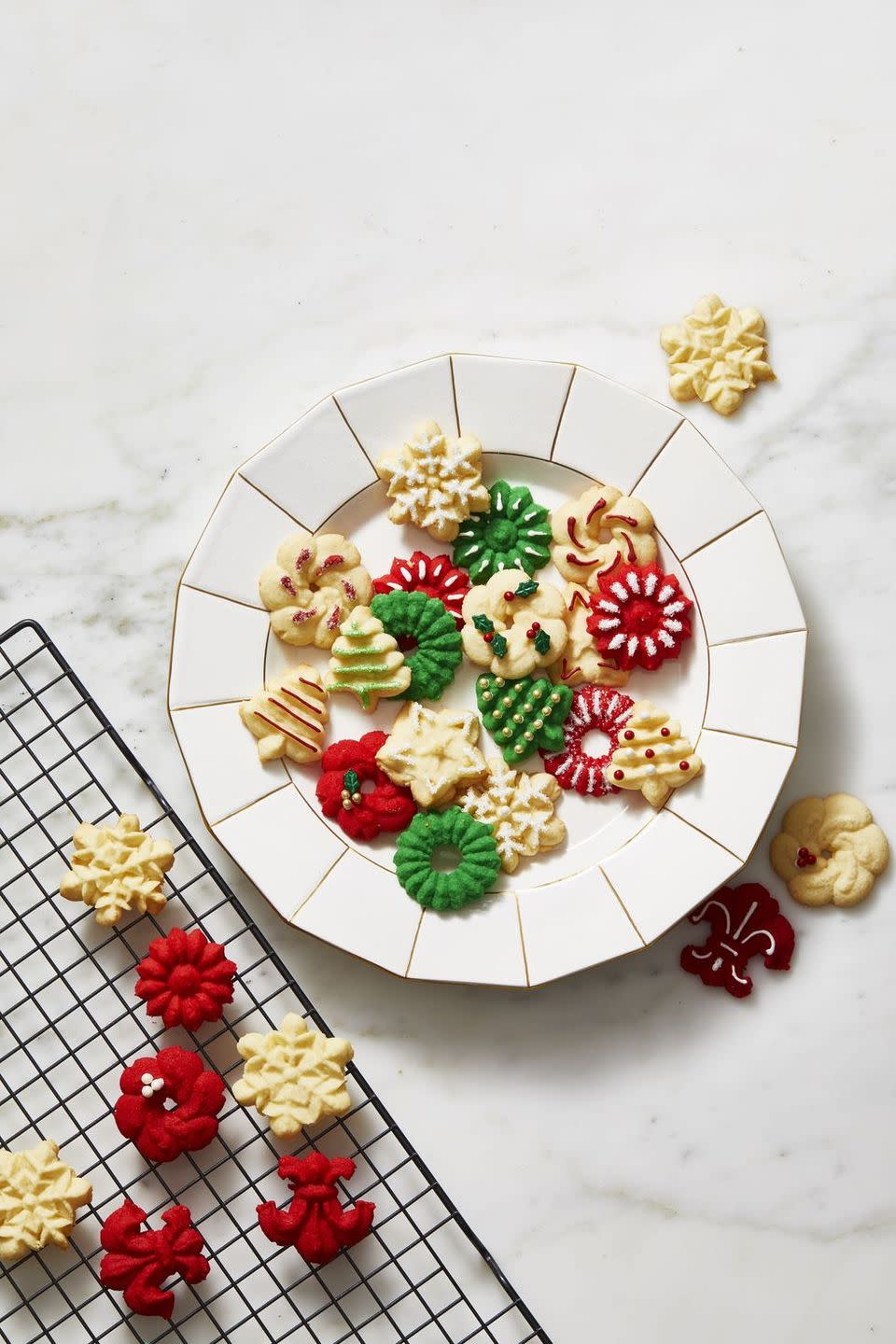 Holiday Spritz Cookies