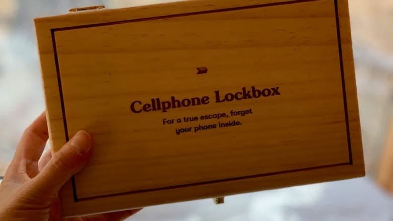 Getaway provides you with a cell phone lockbox to assist you in a digital detox.