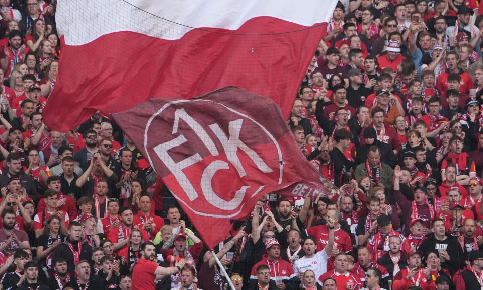 <span>Kaiserslautern will have to do the unthinkable this weekend, but their fans have faith.</span><span>Photograph: Dpa Picture Alliance/Alamy</span>