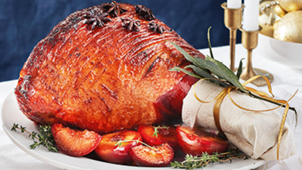 Aldi's Triple Smoked Half Leg Ham has won the top spot in a taste test of supermarket Christmas hams. Photo: Aldi.